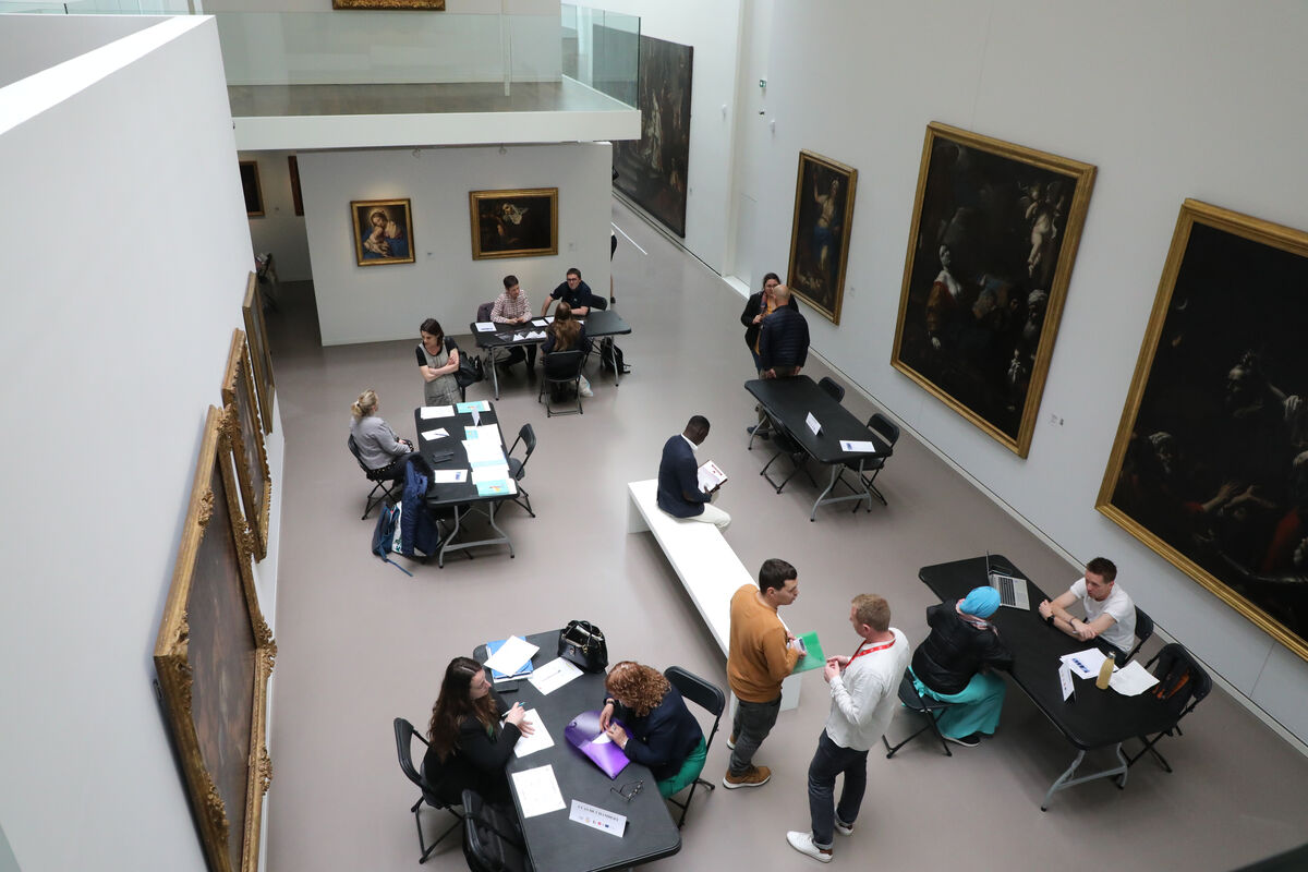 Job dating organisé par le Plan local pour l'insertion et l'emploi de Grand Chambéry, au sein du Musée des Beaux-arts de Chambéry.